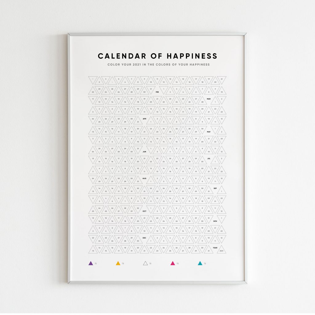 Calendar of Happiness Your Perfect Guide To Happier 2021