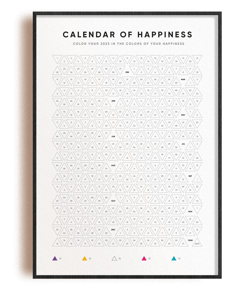 Your Happiness Calendar for January 2024